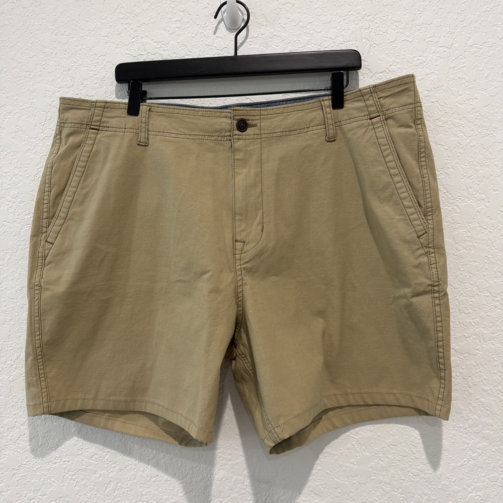Lucky Brand Men's Saturday Stretch 6" Inseam Tan Khaki Shorts Size 40 Preppy